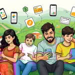 Produtos financeiros digitais para economia familiar
