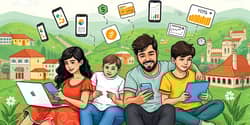 Produtos financeiros digitais para economia familiar