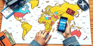 Produtos financeiros para planejamento de viagens internacionais