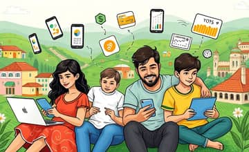 Produtos financeiros digitais para economia familiar